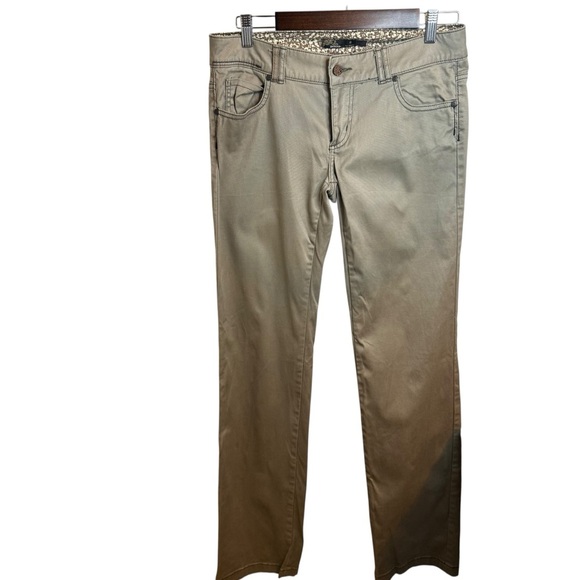 Prana | Tan Tall Straight Leg Stretch Pants | Sz 8T - Picture 1 of 5
